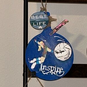 “INSPIRE” Volleyball Wall Decor
